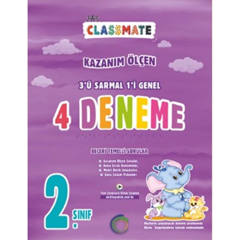 2. Sınıf Classmate 4'lü deneme