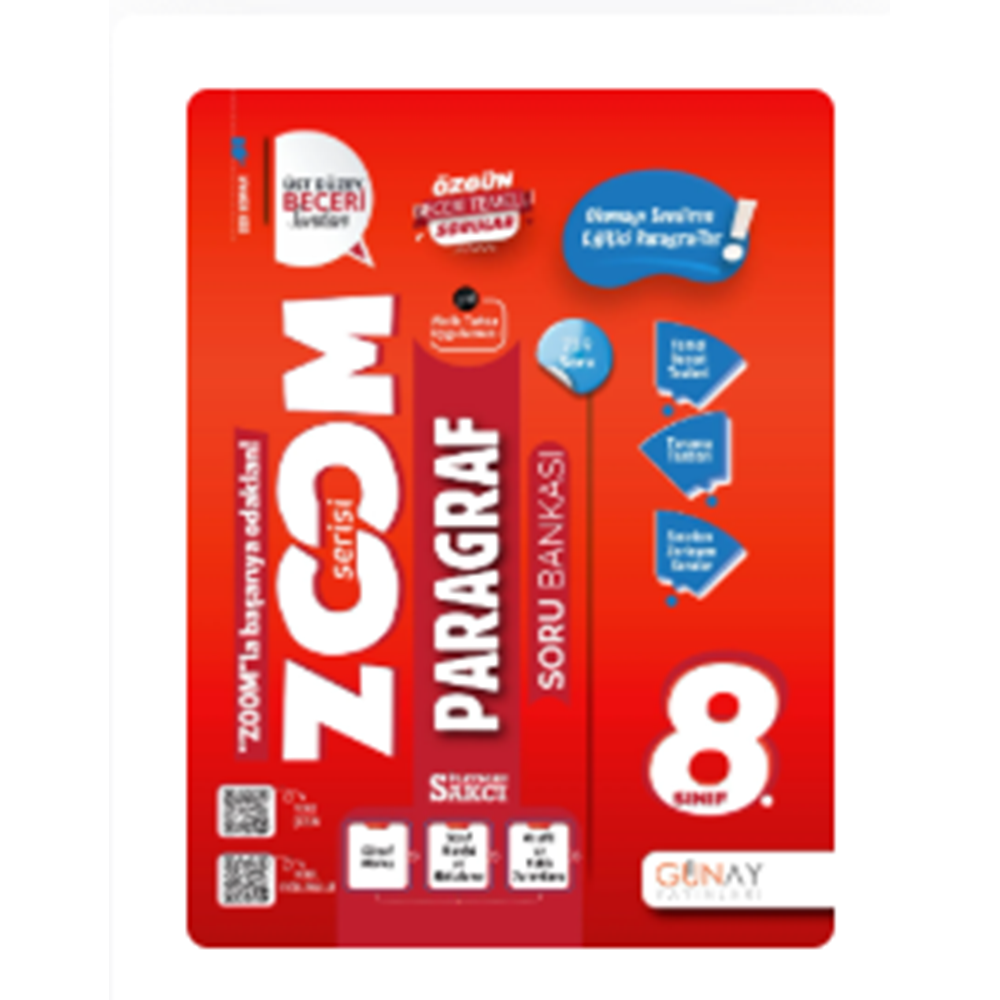 8. SINIF Zoom Serisi Paragraf Soru Bankası