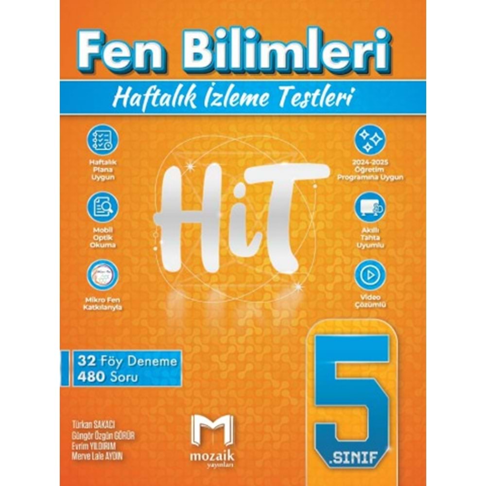 5.SINIF MOZAİK HİT 32 Lİ DENEME FEN BİLM. - 25-26