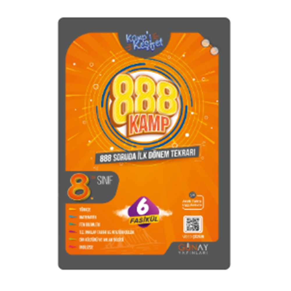 8. SINIF İlk Dönem Kamp Kitabı (Kampı Keşfet)