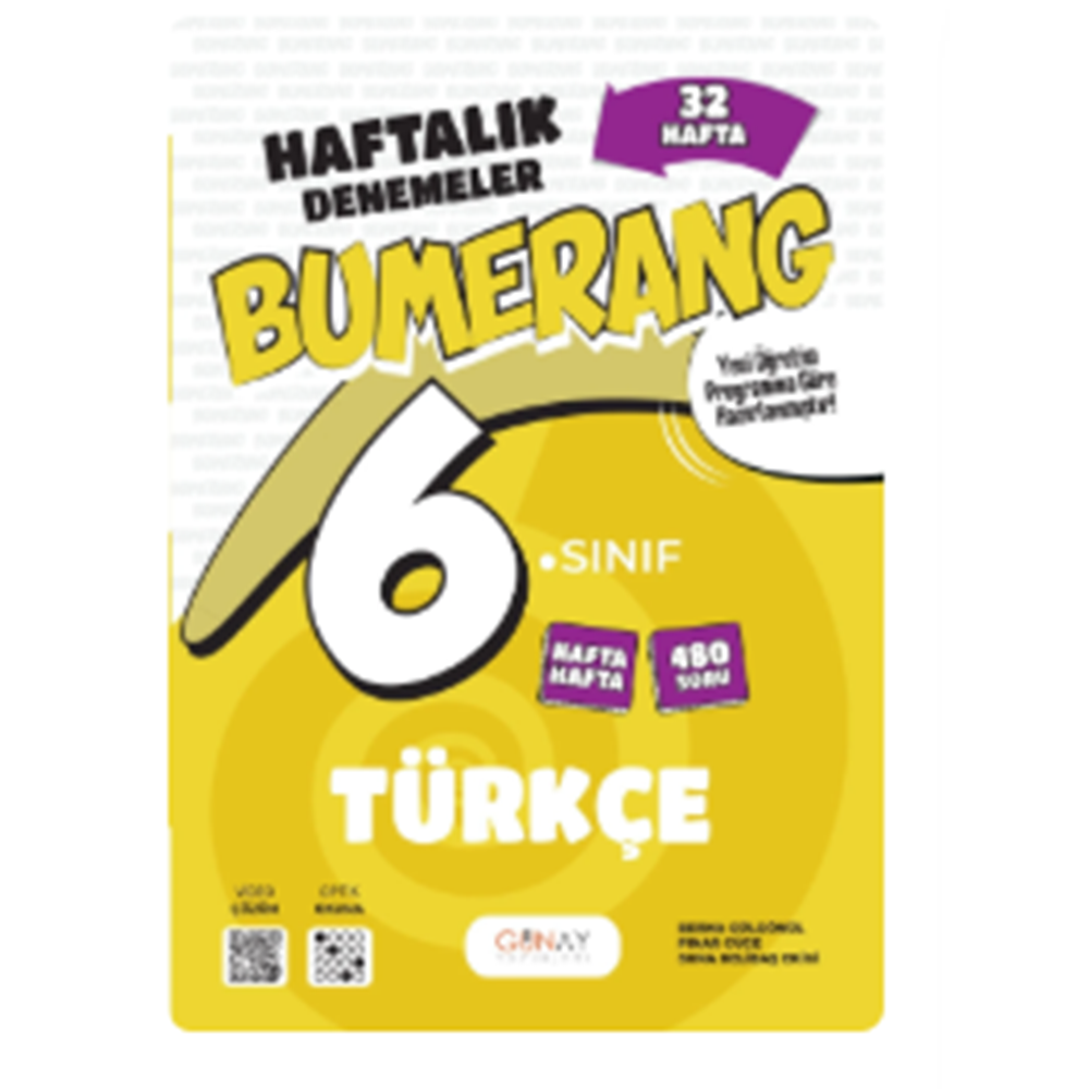 6. SINIF Bumerang Etkinlikli Türkçe