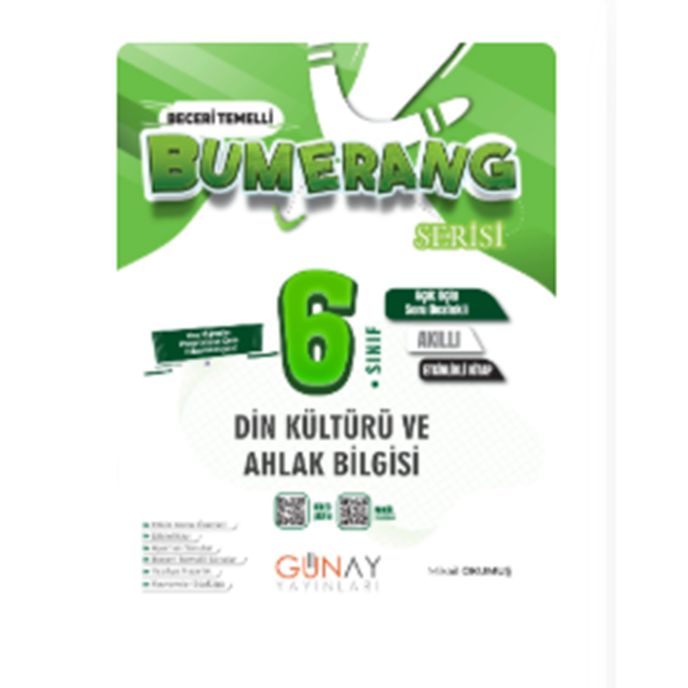 6. SINIF Bumerang Etkinlikli Din Kültürü ve Ahlak Bilgisi