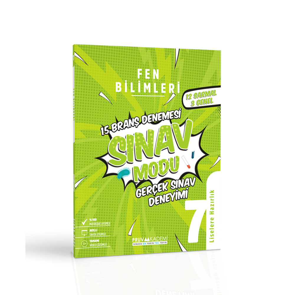 PRUVA 7. SINIF SINAV MODU BRANŞ DENEMESİ FEN BİLİMLERİ