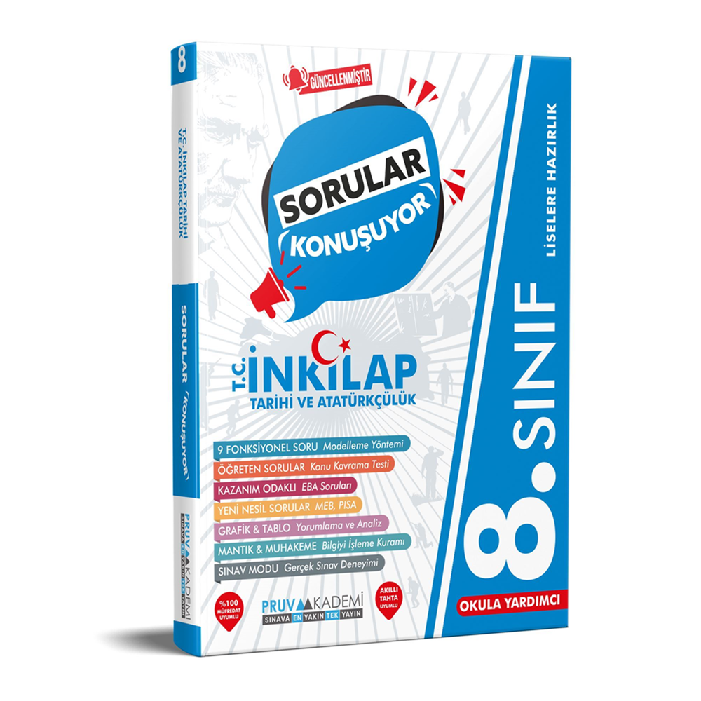PRUVA 8. SINIF SORULAR KONUŞUYOR SORU BANKASI İNKILAP TARİHİ