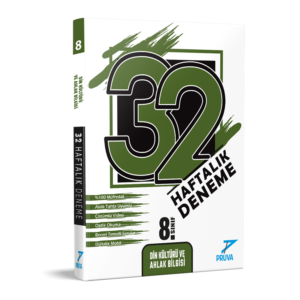 PRUVA 8. SINIF 32 HAFTA DİN KÜLTÜRÜ