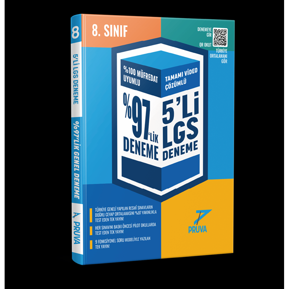 PRUVA 8. SINIF SINAV MODU 5'Lİ FASİKÜL DENEME