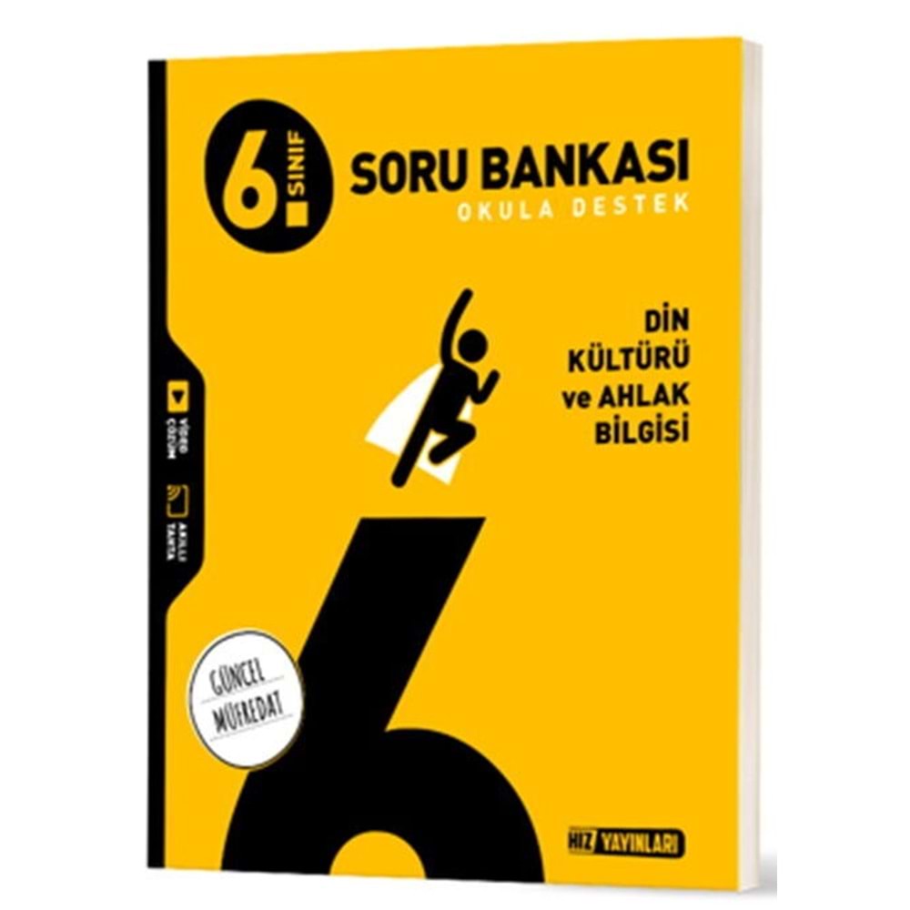 HIZ YAYINLARI 6. SINIF DİN KÜLTÜRÜ VE AHLAK BİLGİSİ SORU BANKASI