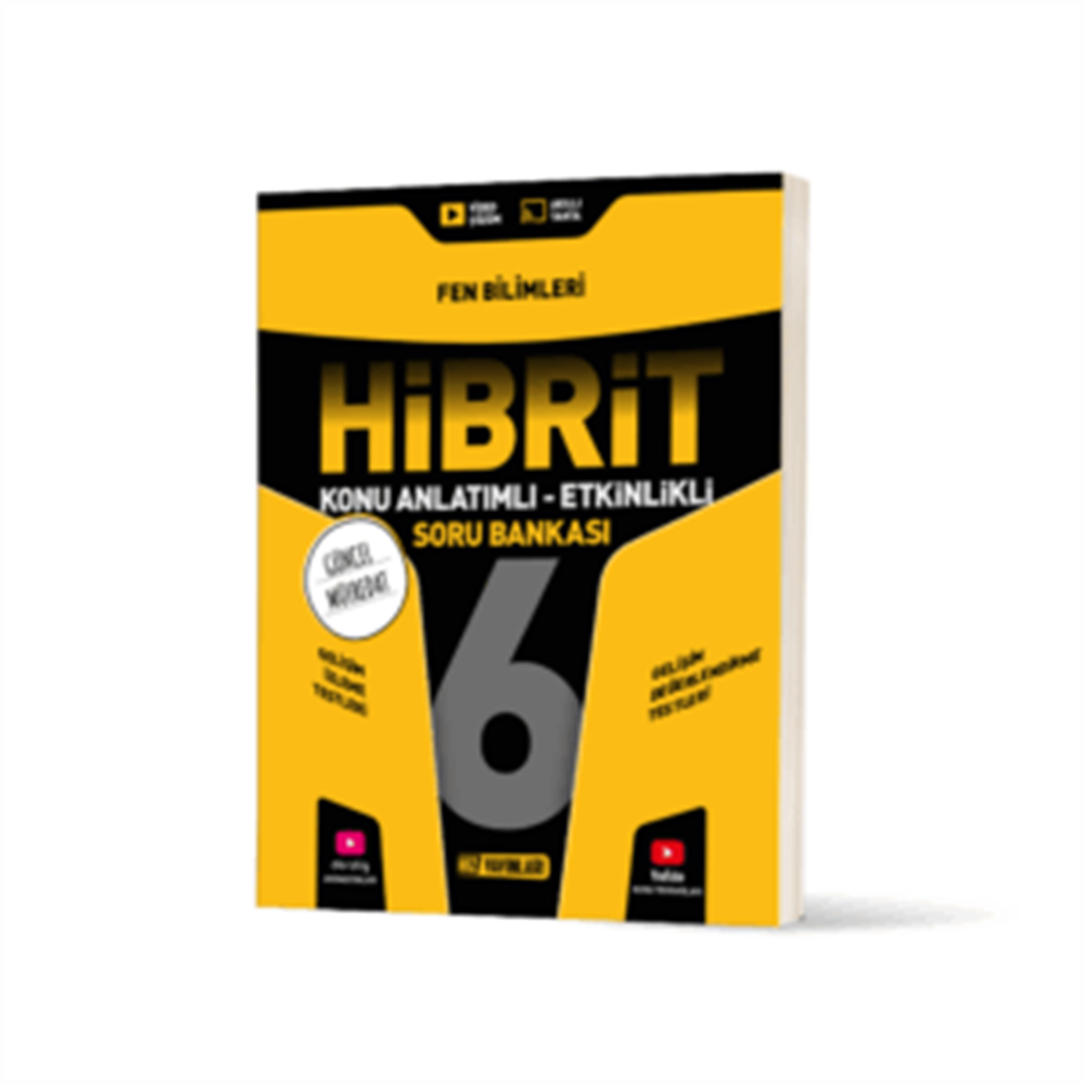 HIZ YAYINLARI 6. SINIF HİBRİT FEN BİLİMLERİ SORU BANKASI