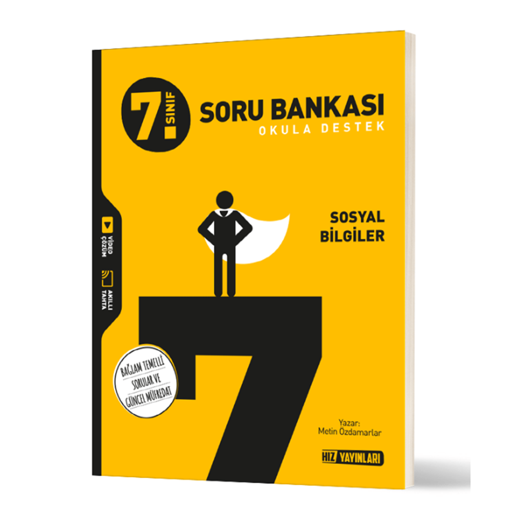 HIZ YAYINLARI 7. SINIF SOSYAL BİLGİLER SORU BANKASI