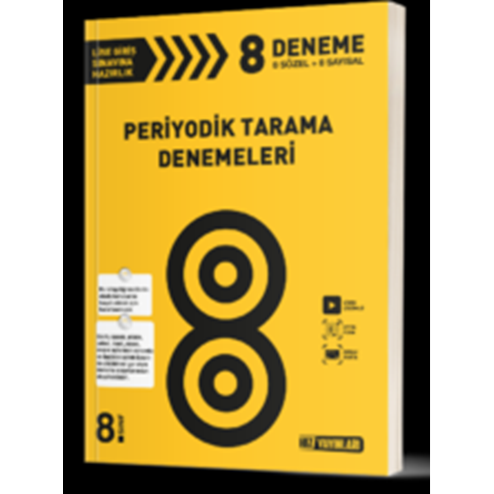 HIZ YAYINLARI 8. SINIF PERİYODİK TARAMA DENEMELERİ