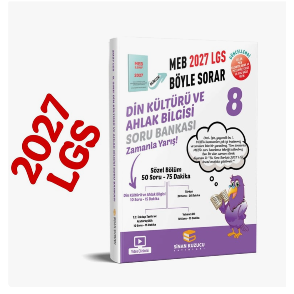 SİNAN KUZUCU 8. SINIF DİN KÜLTÜRÜ SORU BANKASI (2027)