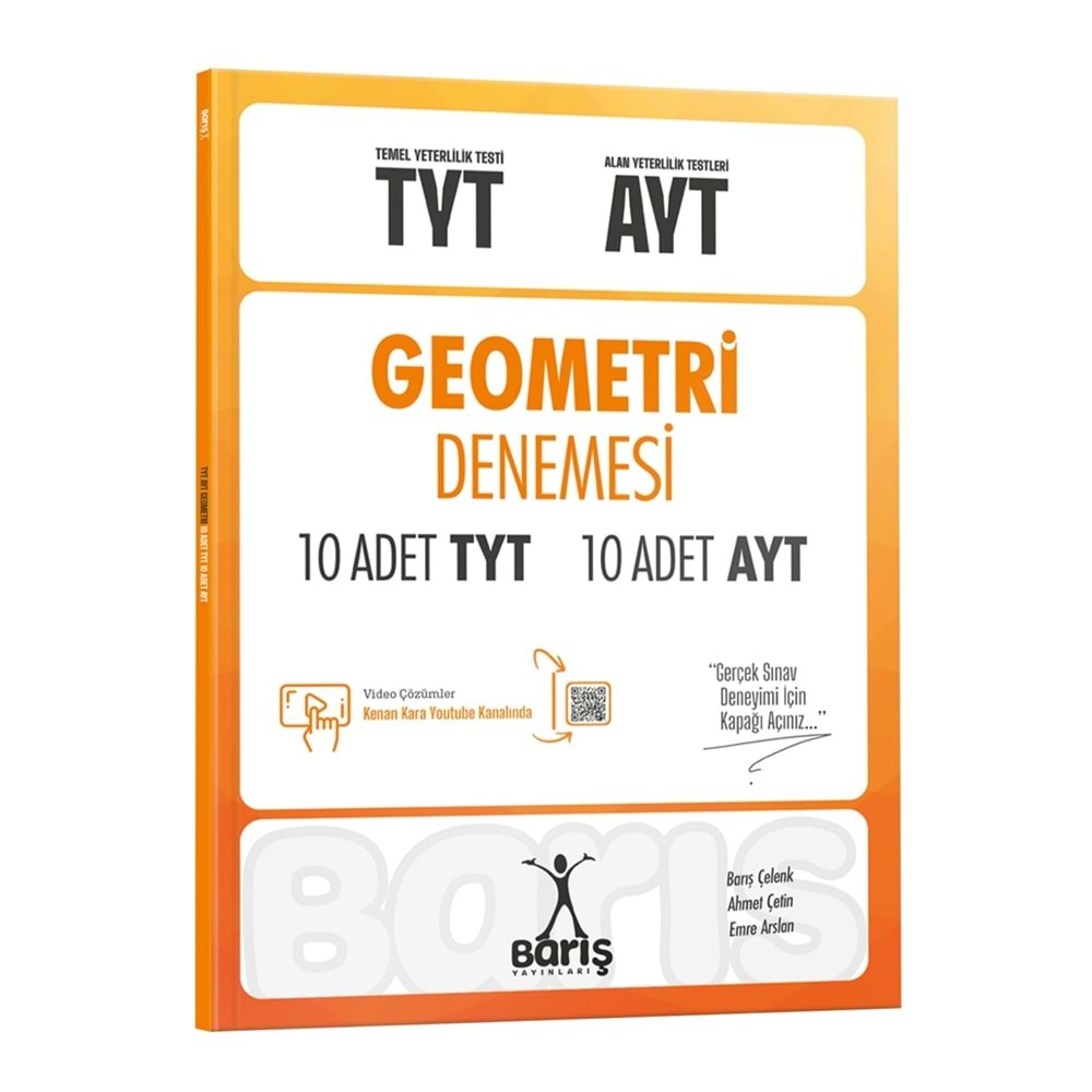 BARIŞ YAYINLARI TYT-AYT GEOMETRİ DENEMESİ 10TYT-10AYT