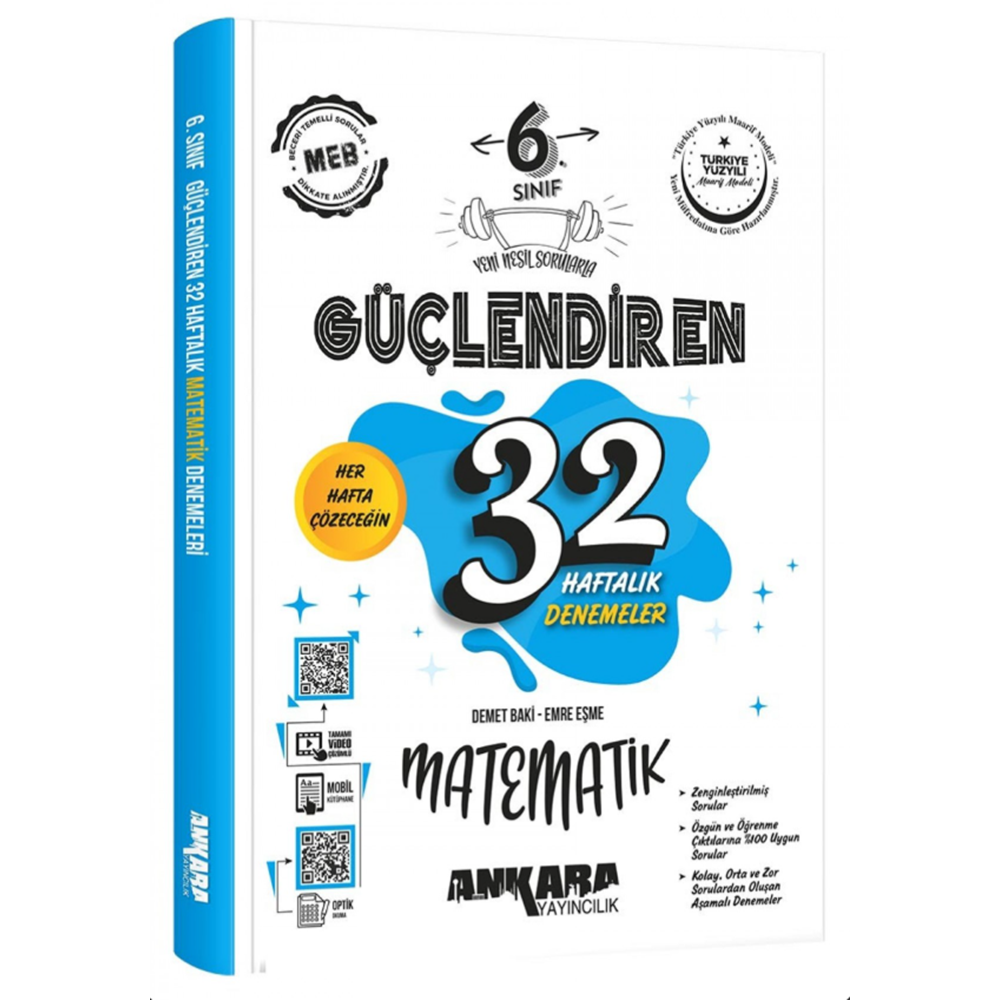 ANKARA 6.SINIF MATEMATİK 32 HAFTA KAZANIM DEN.