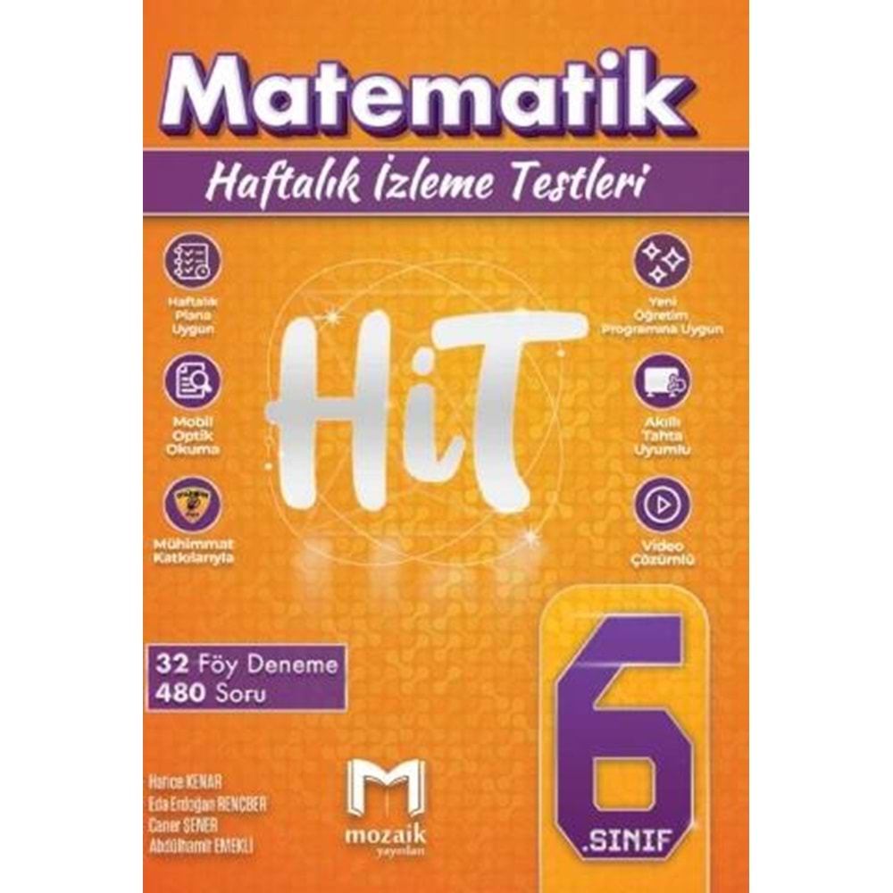 6.SINIF MOZAİK HİT 32 LI DENEME MATEMATİK - 25-26