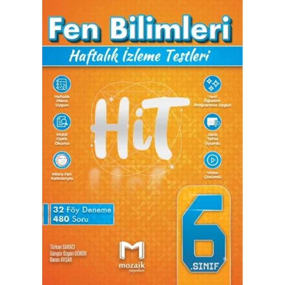 6.SINIF MOZAİK HİT 32 Lİ DENEME FEN BİLM. - 25-26