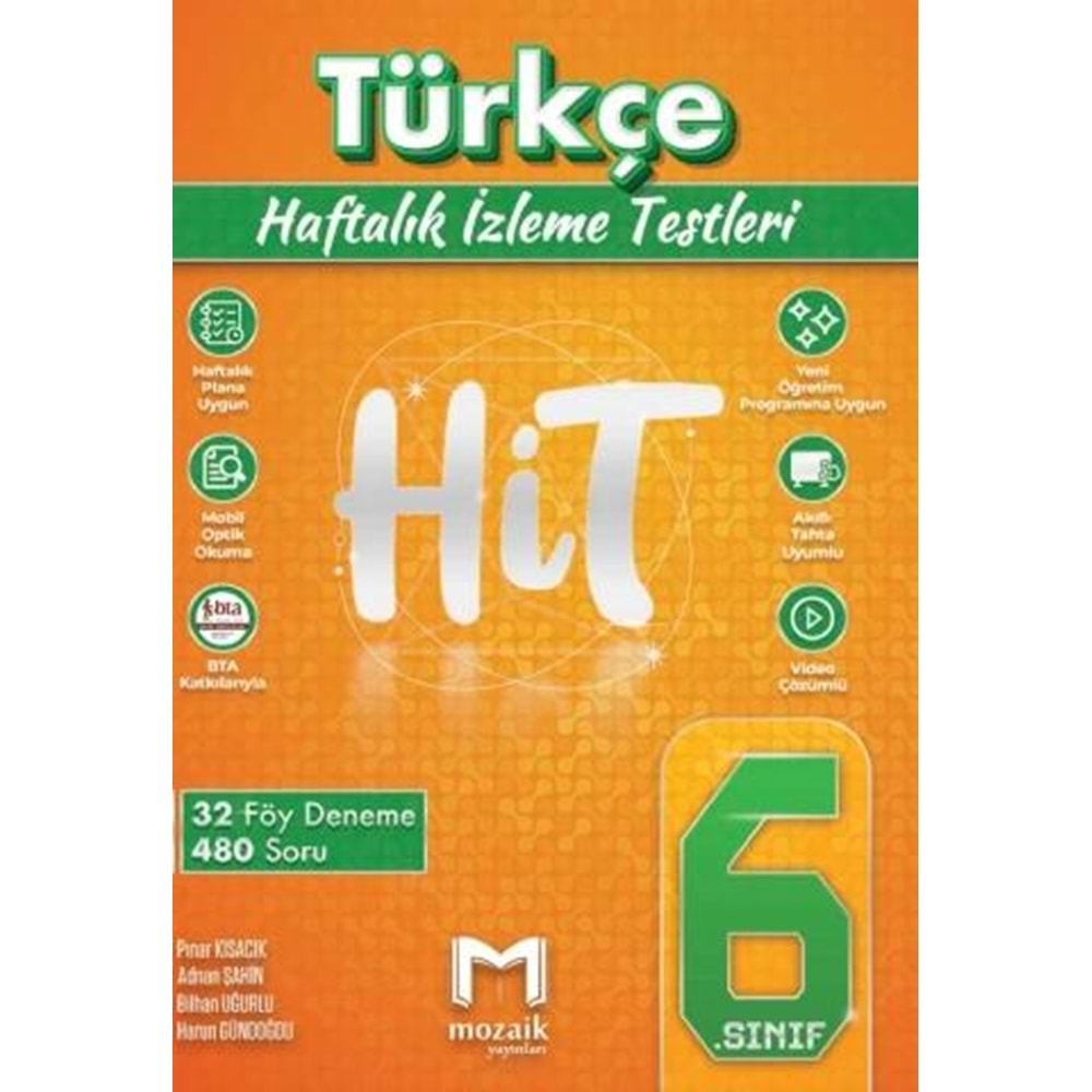 6.SINIF MOZAİK HİT 32 Lİ deneme TÜRKÇE - 24-25