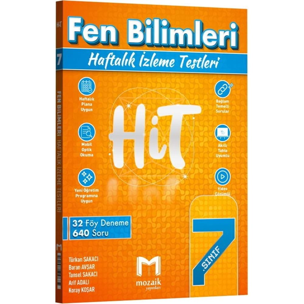 7.SINIF MOZAİK HİT 32 Lİ deneme FEN BLM.- 2027