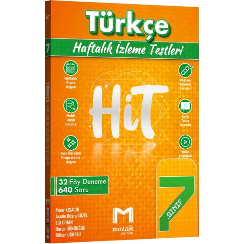 7.SINIF MOZAİK HİT 32 Lİ deneme TÜRKÇE - 2027