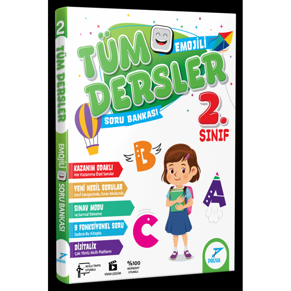 PRUVA 2. SINIF TÜM DERSLER EMOJİLİ SORU BANKASI