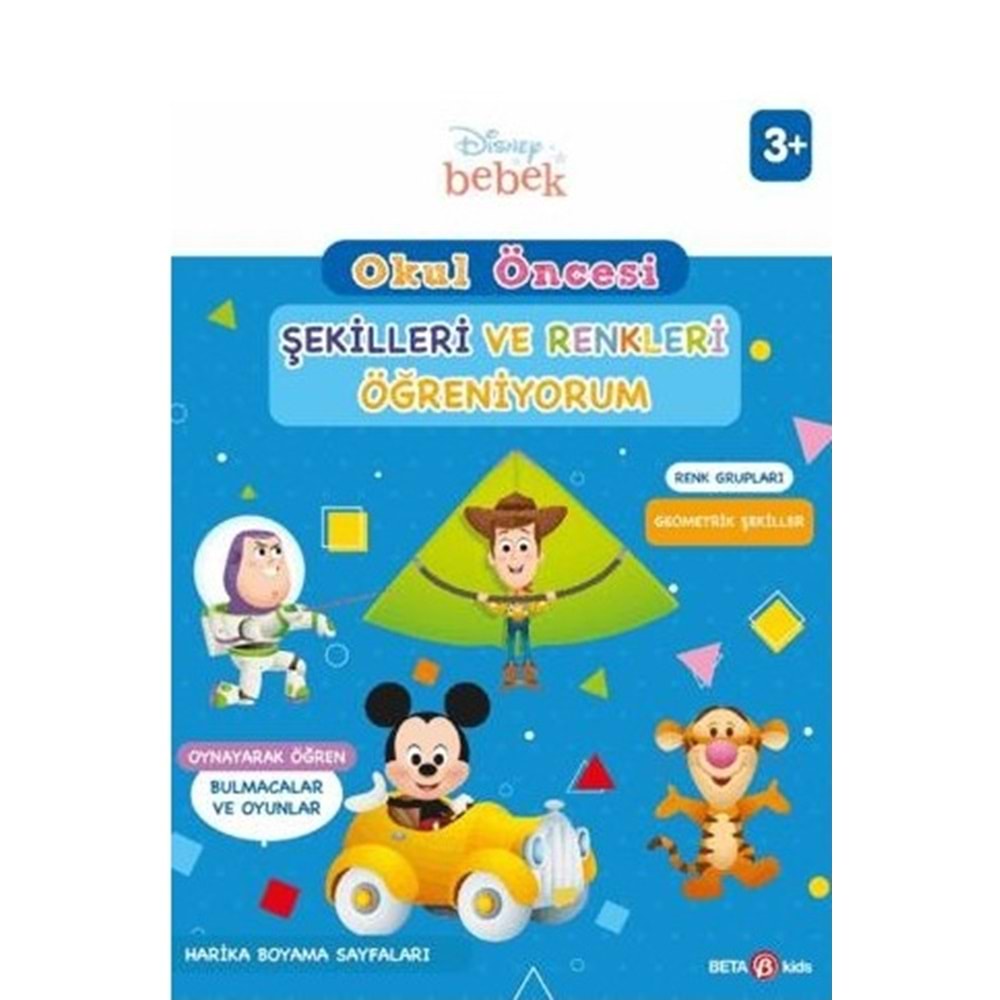 OKUL ÖNCESİ ŞEKİLLERİ VE RENKLERİ ÖĞRENİYORUM +3 / BETA KIDS