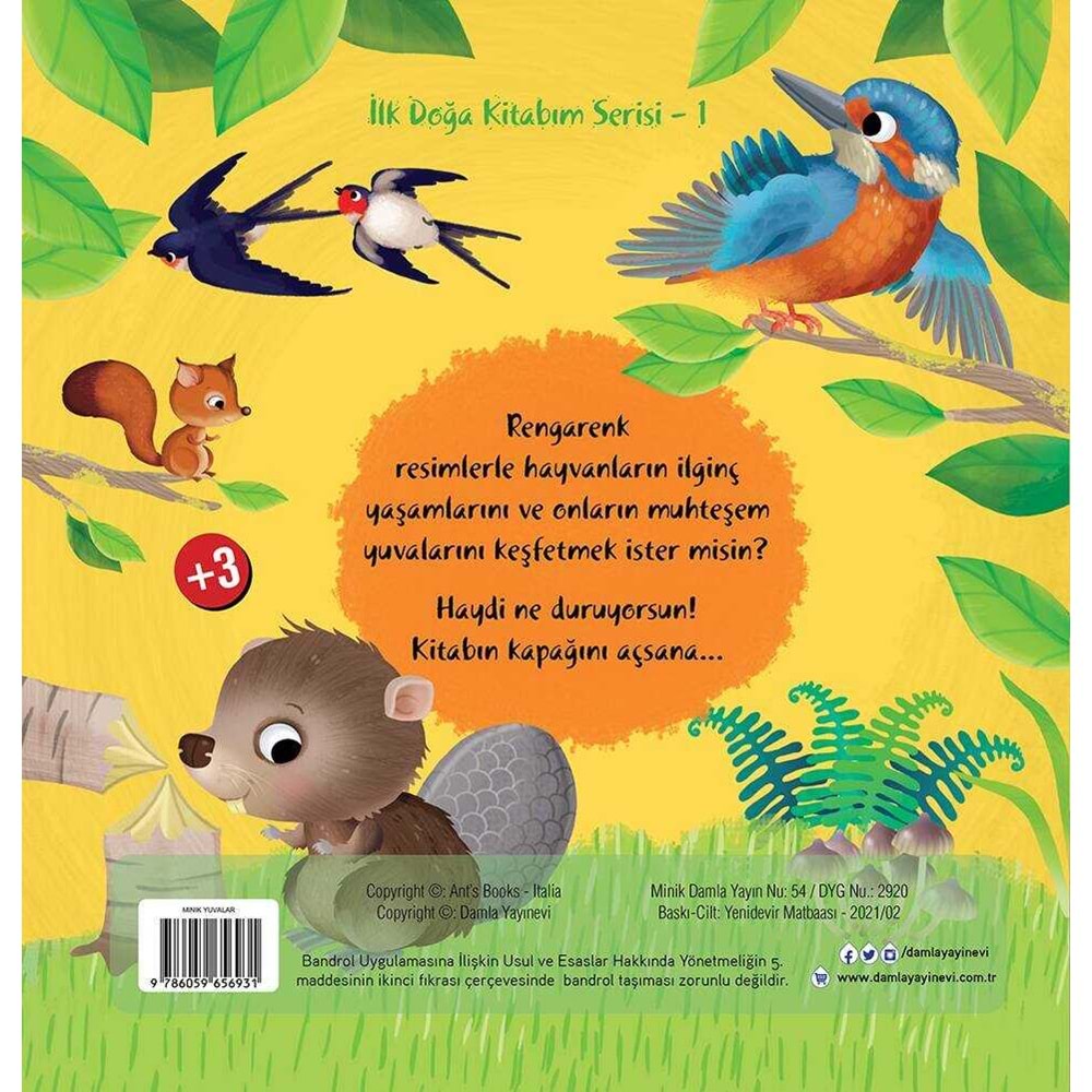 İlk Doğa Kitabım Serisi-1: Minik Yuvalar