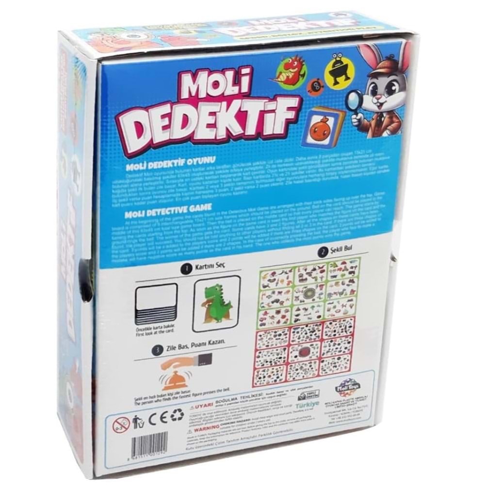 Moli Toys Dedektif Plus 2 Oyun 1 Arada