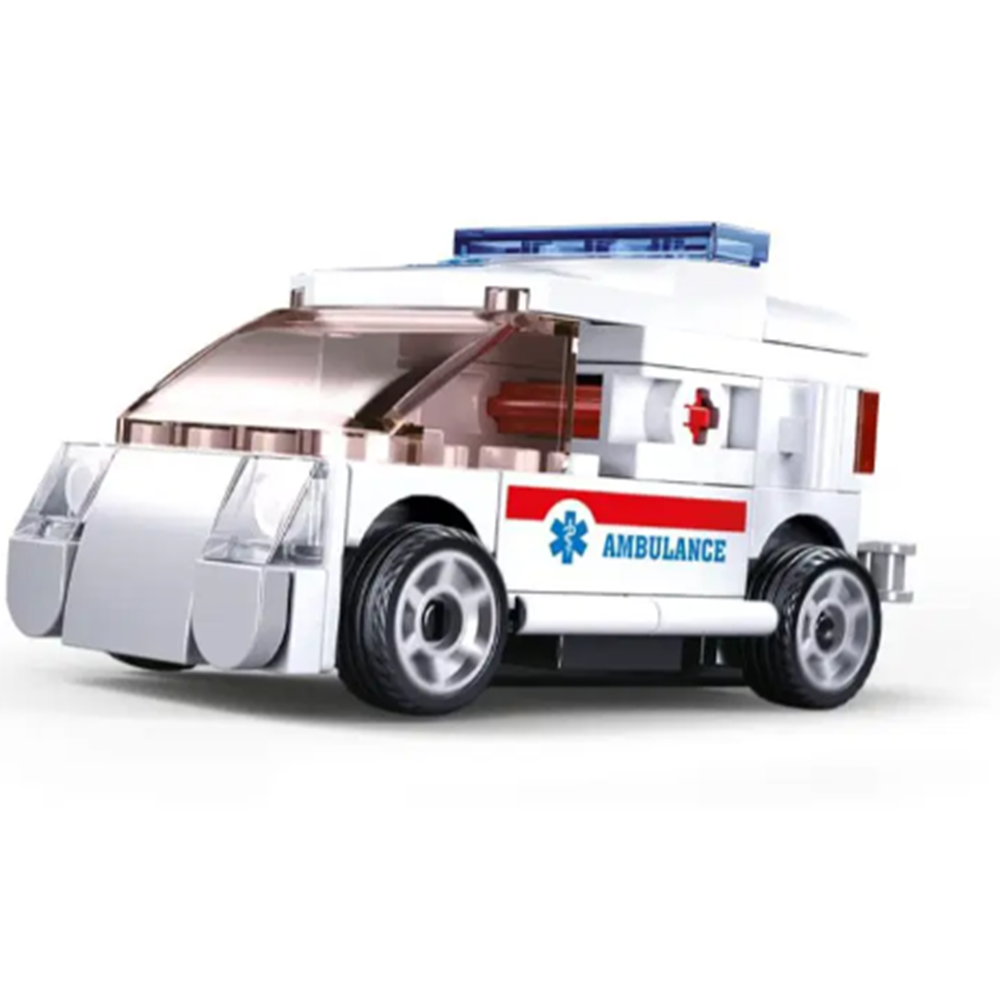 Sluban Power Bricks Ambulans - 54 Parça