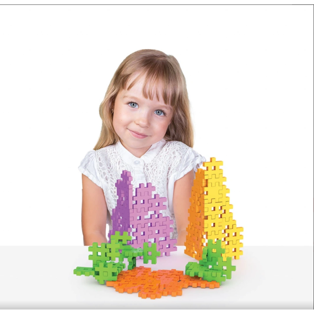 FunFun Puzzle (128 Parça) - Lego Setleri - Geometrik Oyuncak