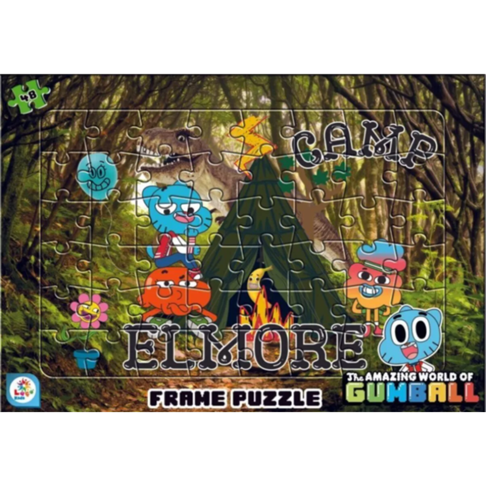 Yeşil Gumball 48 Parça Puzzle