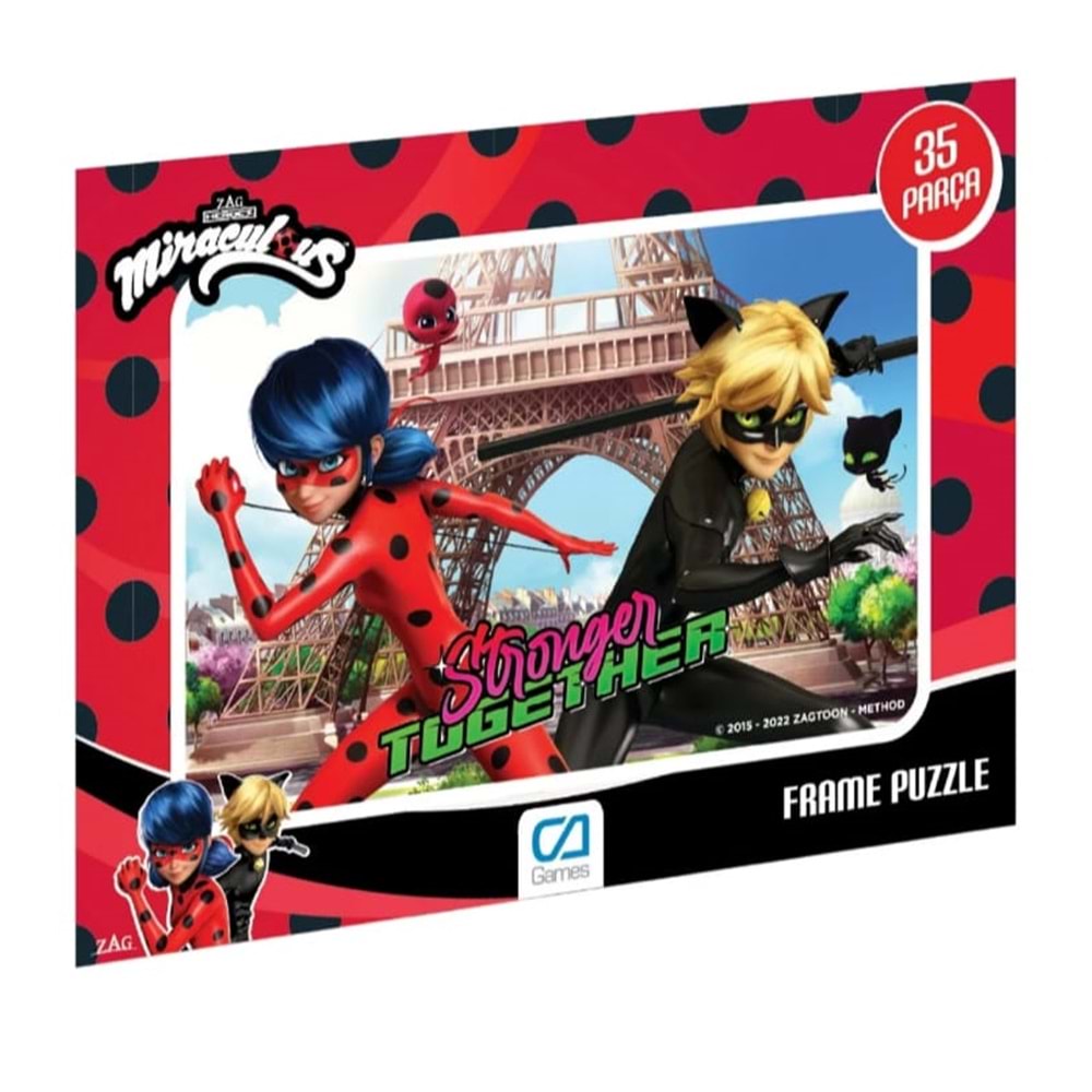 Mıraculous Frame Puzzle 35 Parça