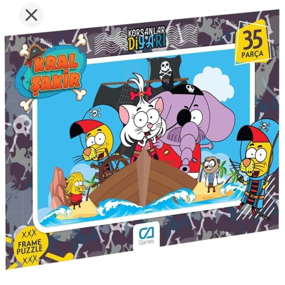 Kral Şakir 35 Parça Frame Puzzle