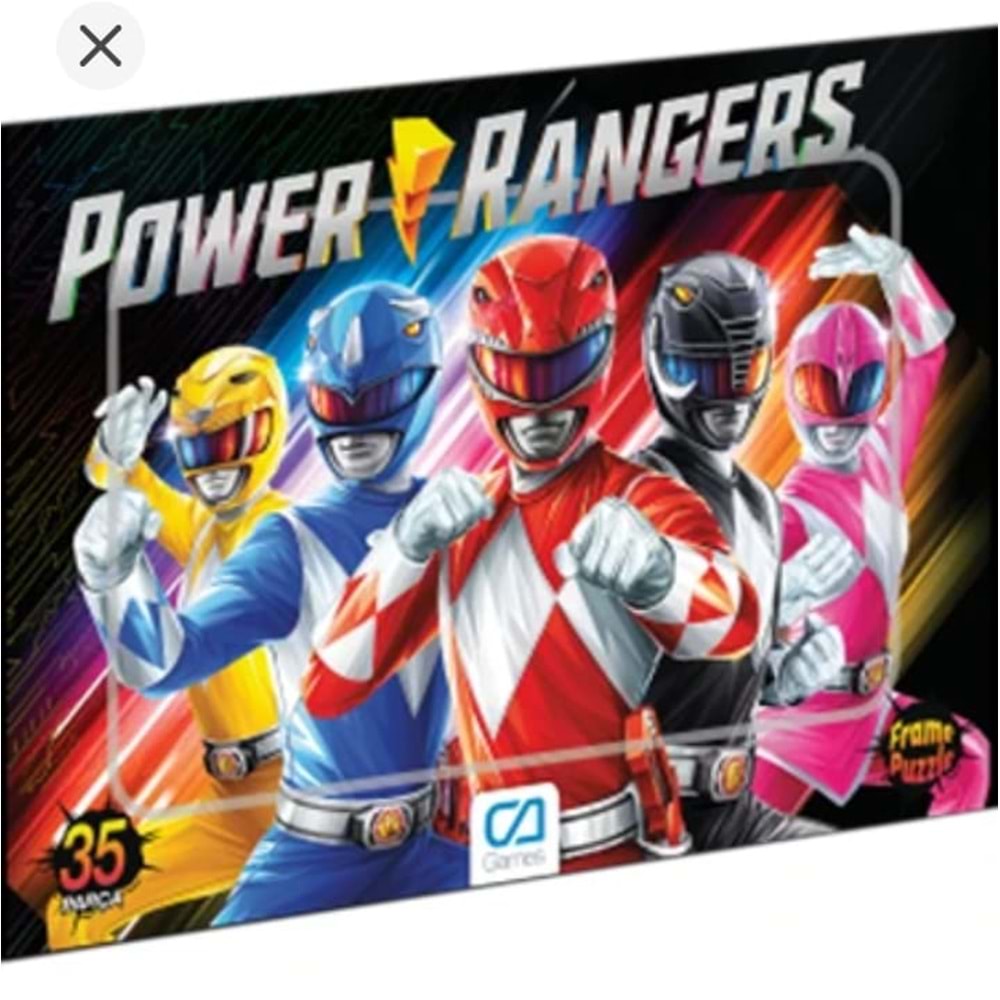 POWERRANGERS FRAME PUZZLE 35 PRC