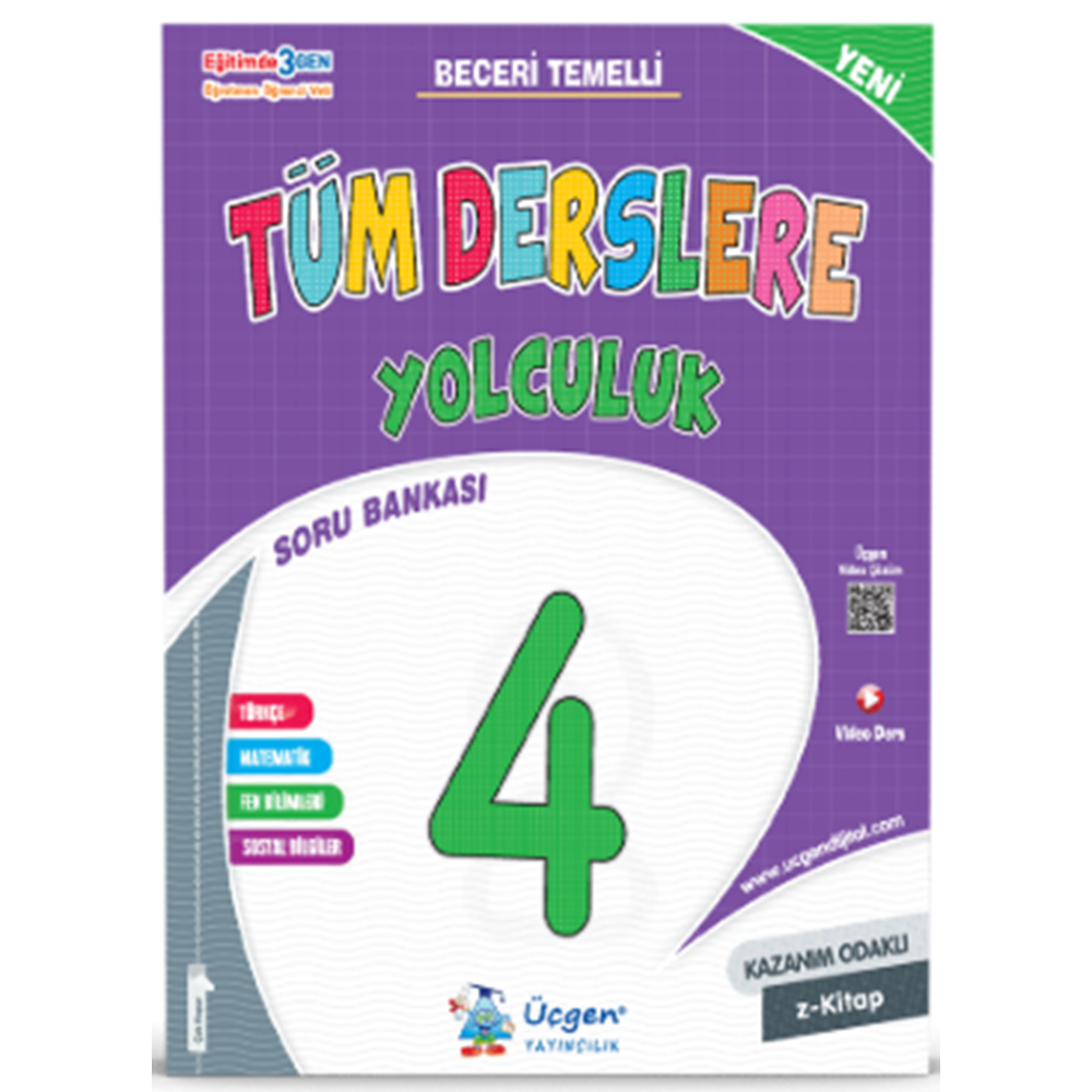 ÜÇGEN 4.SINIF TÜMDERSLERE YOLCULUK SORU BANKASI