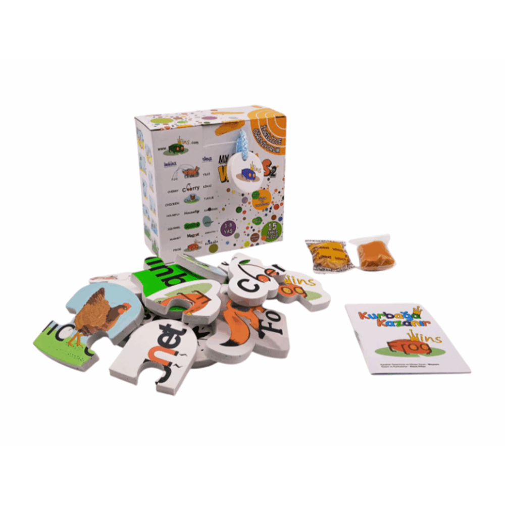 Frogwins İngilizce Öğreniyorum kartları 3