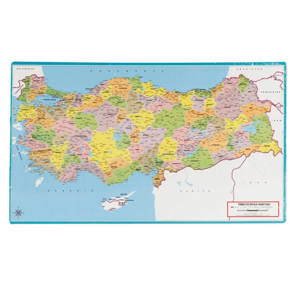 Türkiye Siyasi Haritası Frame Puzzle