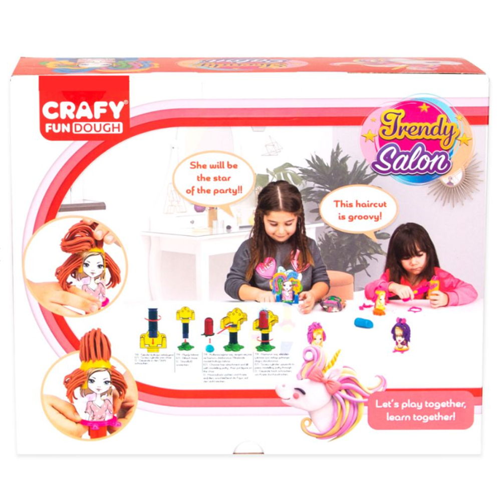 Crafy Sihirli Salon Oyun Hamur Seti 200 g 15 Parça