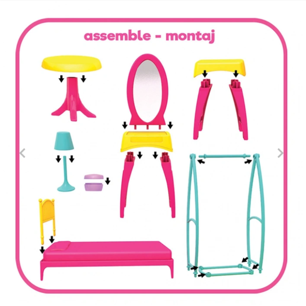 Dede Linda'nın Yatak Odası Oyun Seti