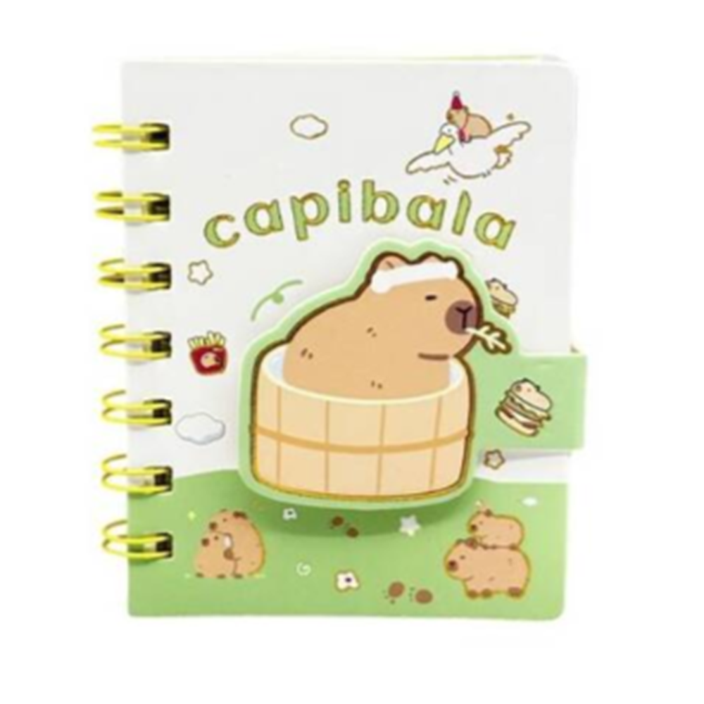 Mikro Velcro Coil Spiralli Mini Not Defteri Çizgili 80 Yp A7