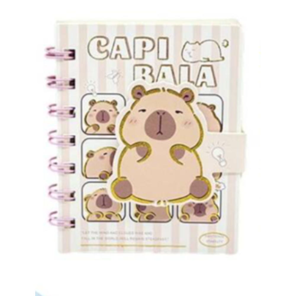 Mikro Velcro Coil Spiralli Mini Not Defteri Çizgili 80 Yp A7