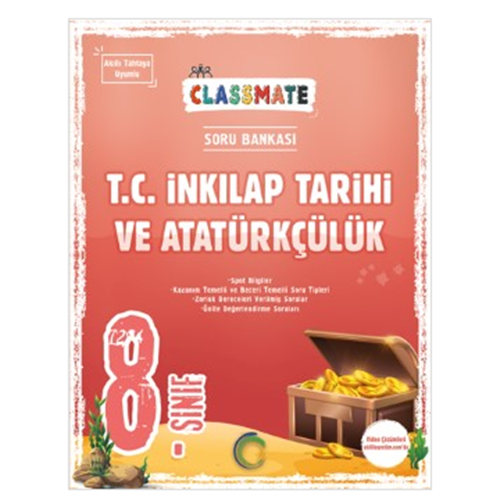 8. Sınıf Classmate T. C. İnkılap Tarihi Ve Atatürkçülük sorubankası