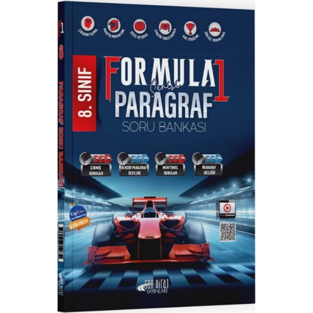 FARMULA1 8.SINIF PARAGRAF SORU BANKASI