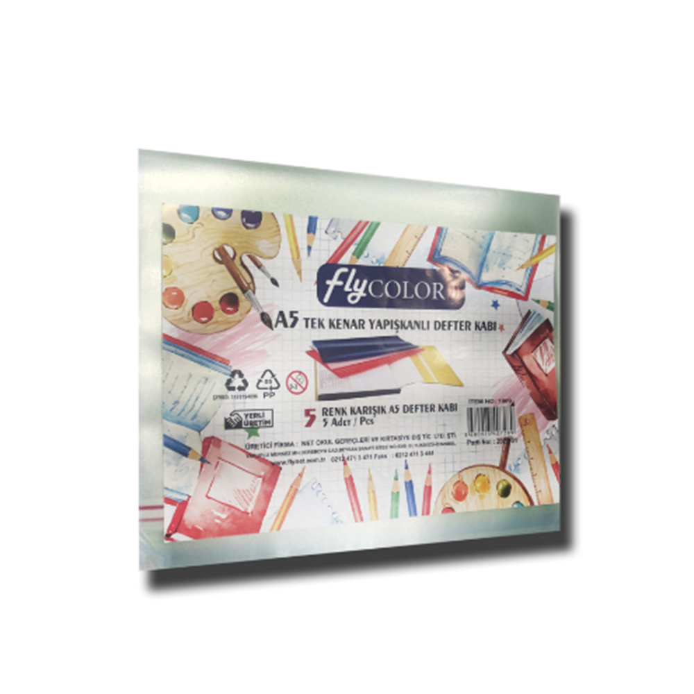 Fly A5 Yağışkanlı Hazır Defter Kabı 5'li