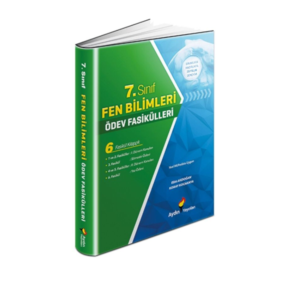 Aydın Yayınları 7. Sınıf Fen Bilimleri Ödev Fasikülleri