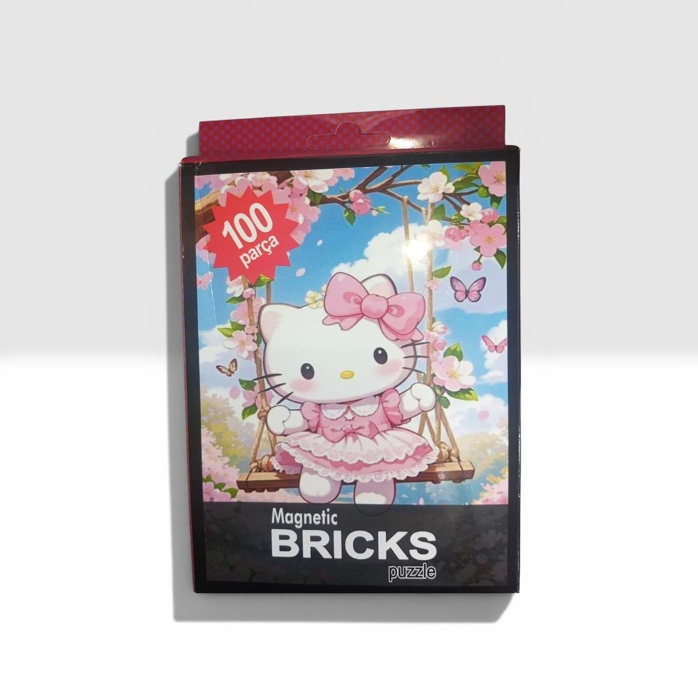100 PARÇA MAGNETİC BRICKS PUZZLE