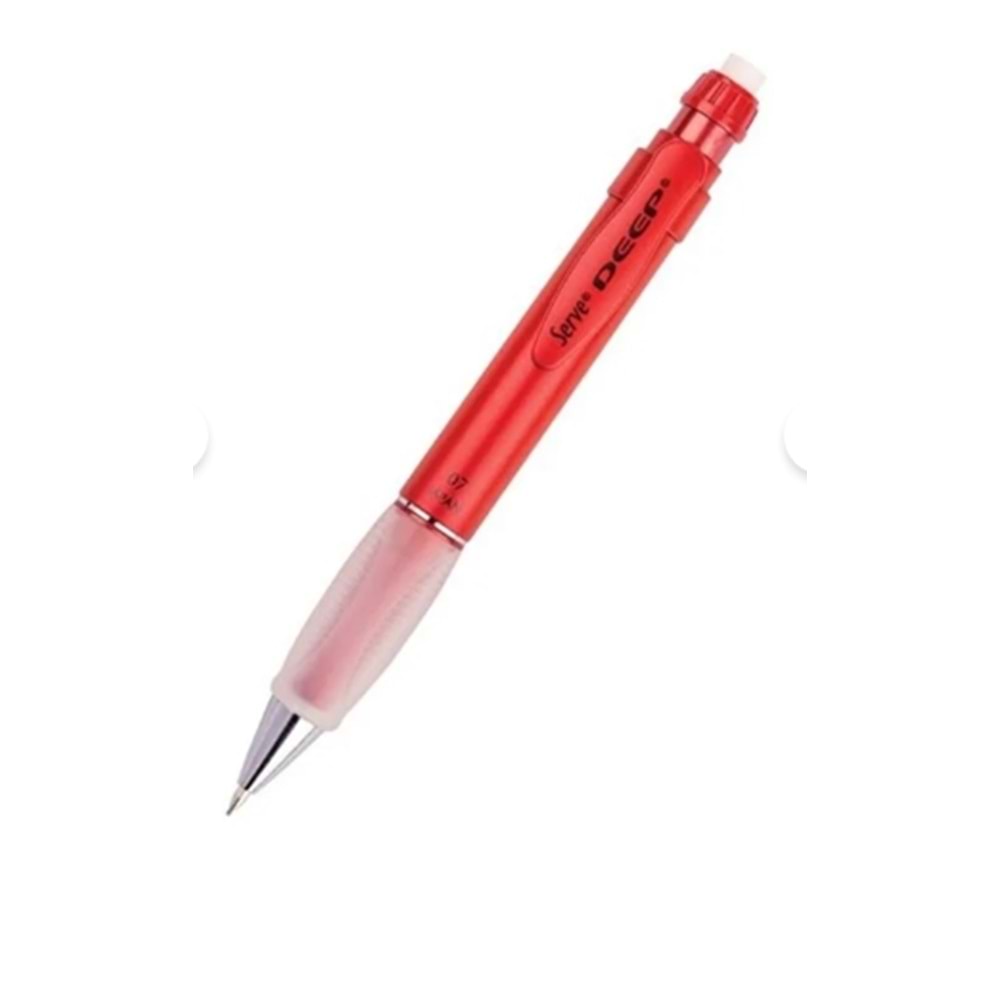 SERVE DEEP VERSATİL KALEM 07.MM METALİK KIRMIZI
