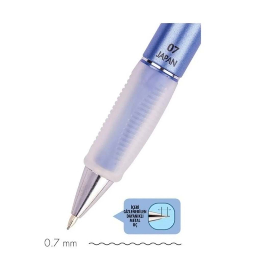 SERVE DEEP VERSATİL KALEM 0.7 MM METALİK MOR