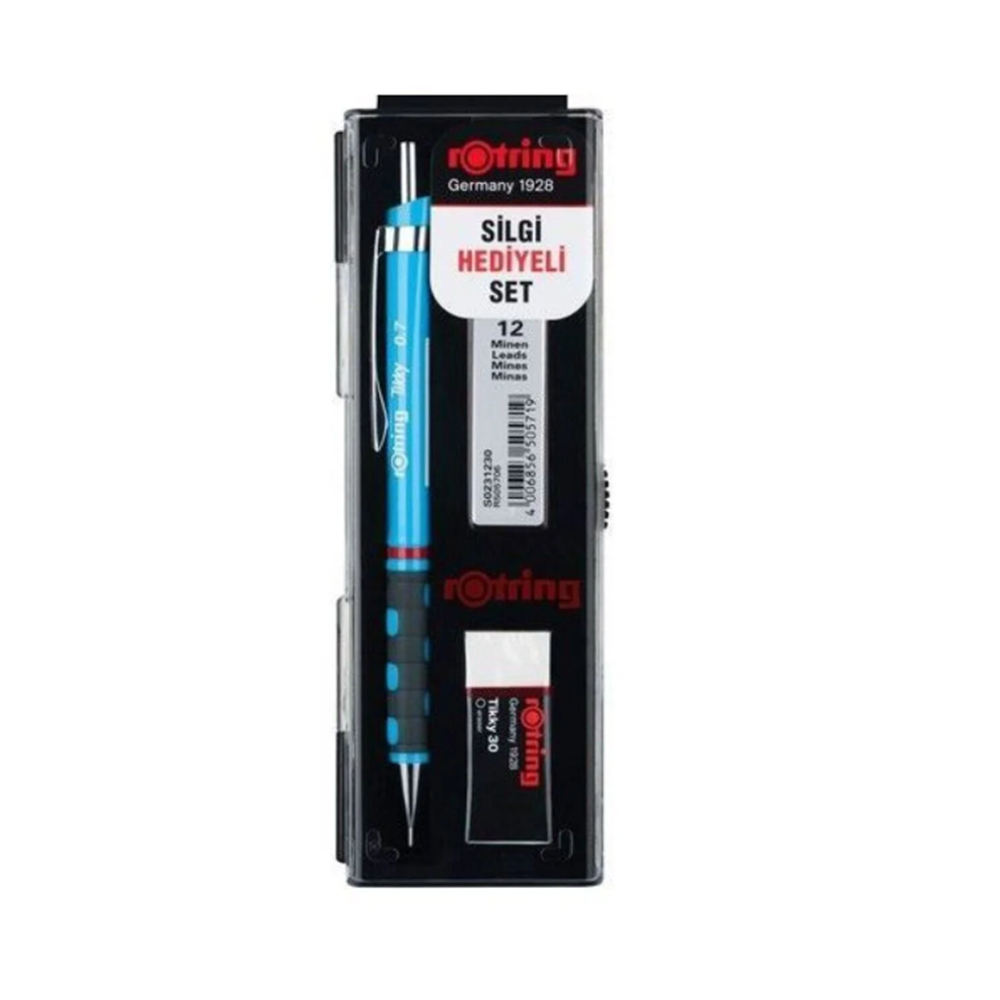 Rotring Tikky Versatil 0.7 mm AÇIK MAVİ Okul Seti