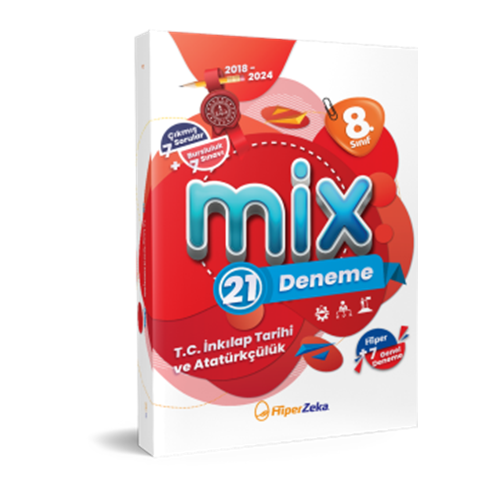 8. Sınıf MİX T.C. İnkılap Tarihi ve Atatürkçülük 21 deneme