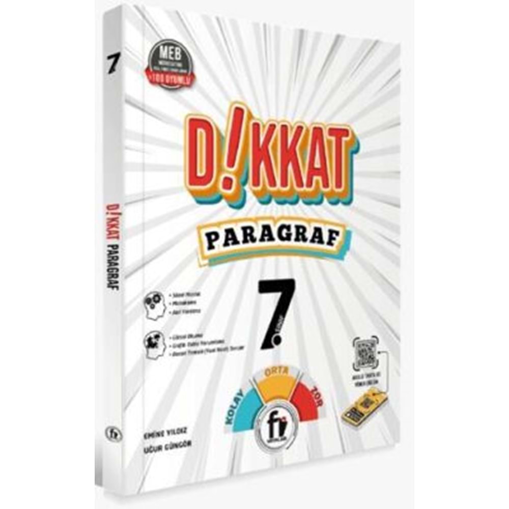 Fİ YAYINLARI 7.SINIF DİKKAT PARAGRAF
