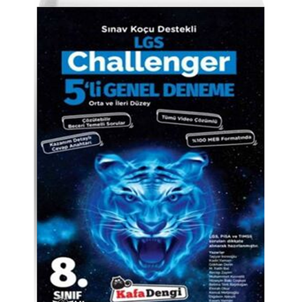 8.Sınıf 5'li Challenger Paket deneme (Tümü Video Çözümlü)
